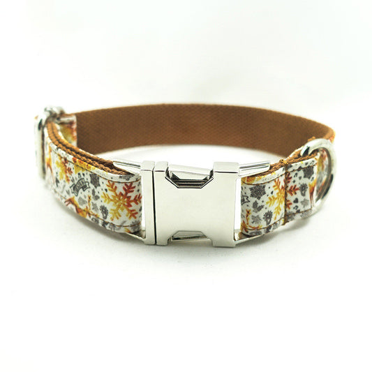 Golden Christmas Pet Collar | Pet Collar | Dog Collar