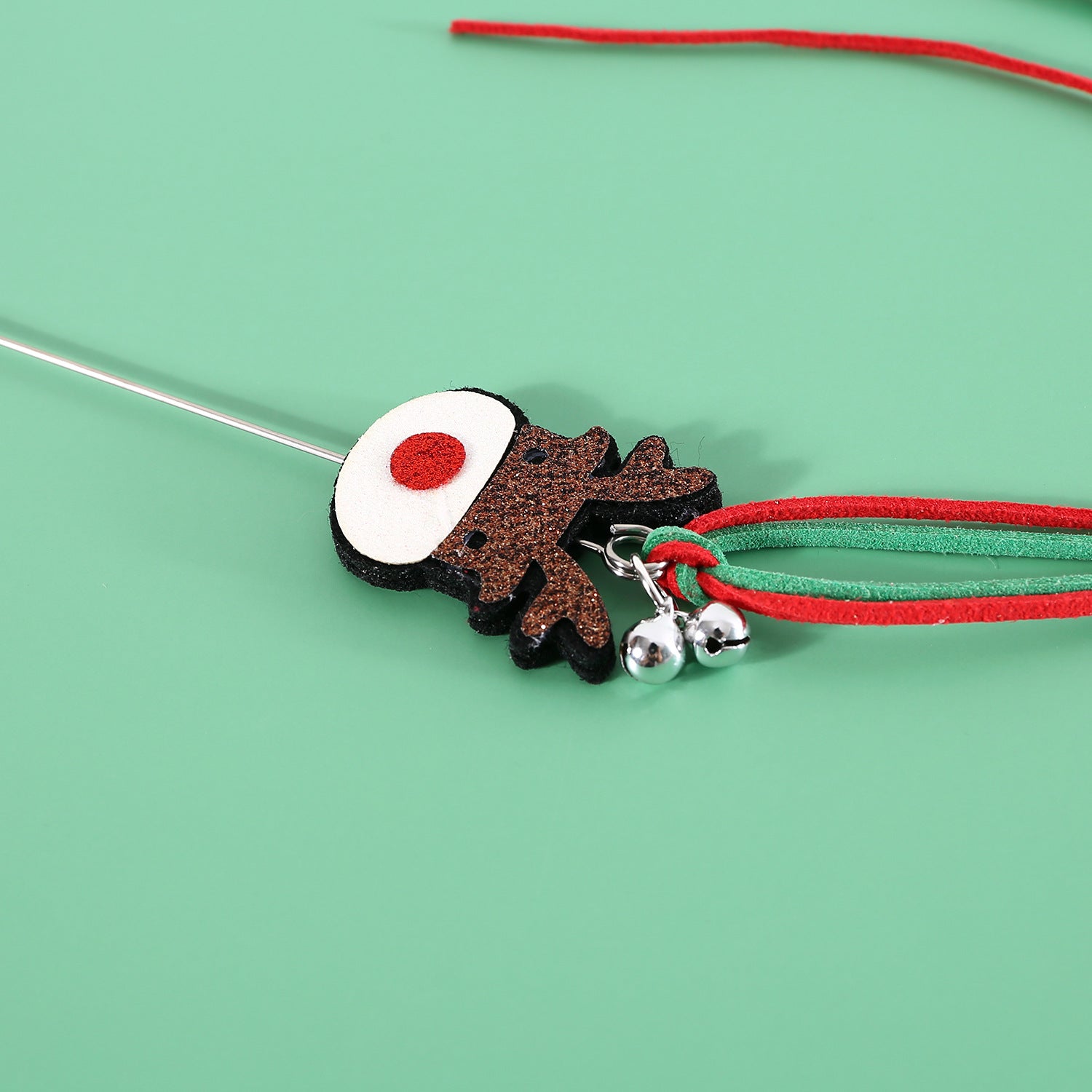Christmas Cat Teaser Tassel Sound Bell Interaction | Buy Cat Stick Toy