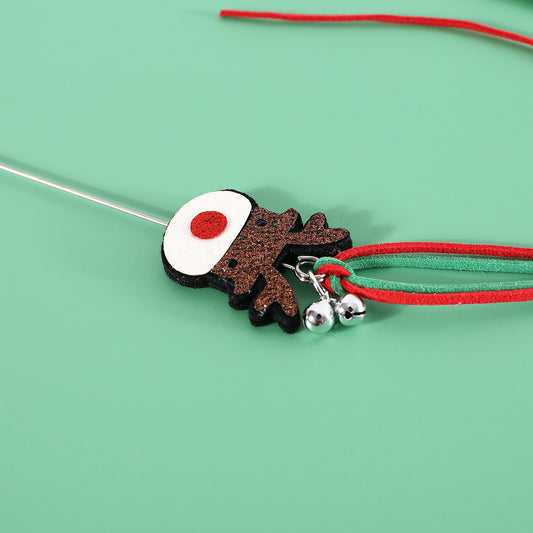 Christmas Cat Teaser Tassel Sound Bell Interaction | Buy Cat Stick Toy