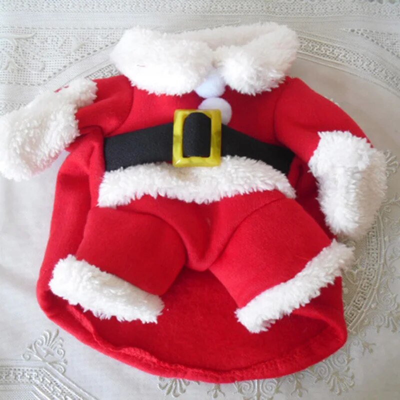 Christmas Cat Costumes Funny Santa Claus Clothes For Small Cats - BaconPaw