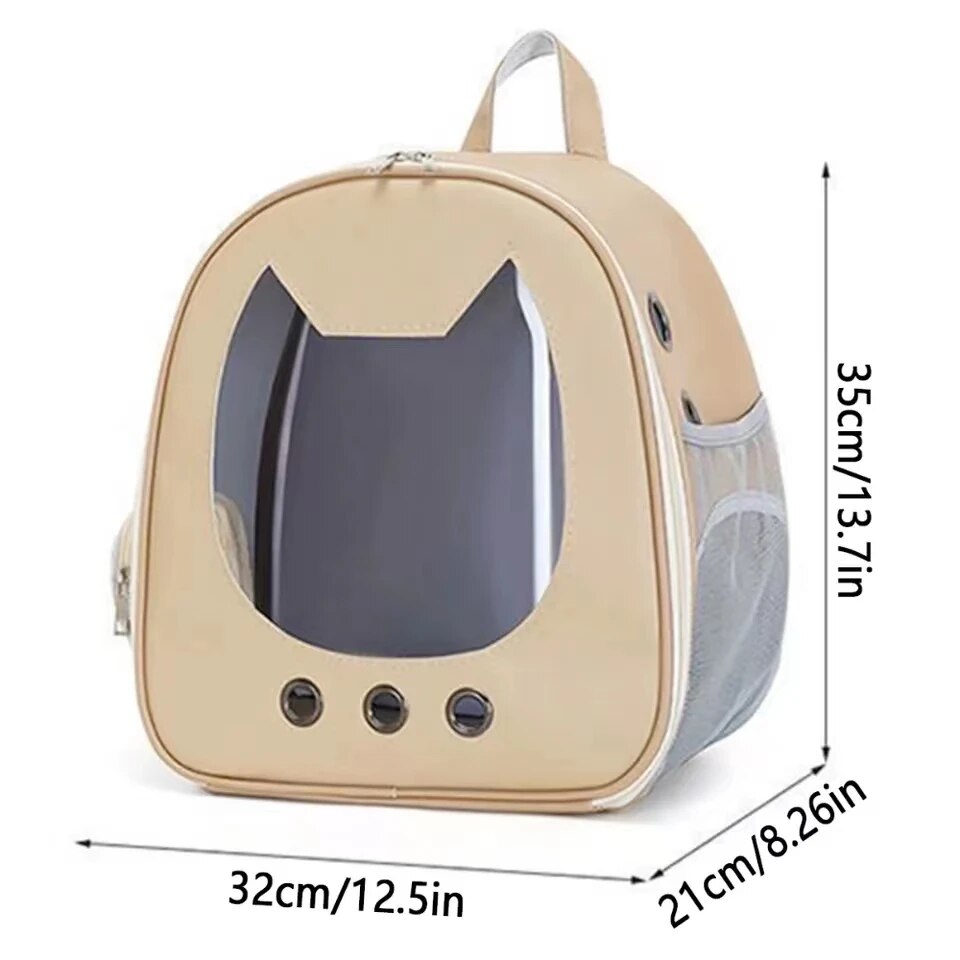 Cat Backpack Outdoor Travel Portable Backpack Puppy Cat Transparent - BaconPaw