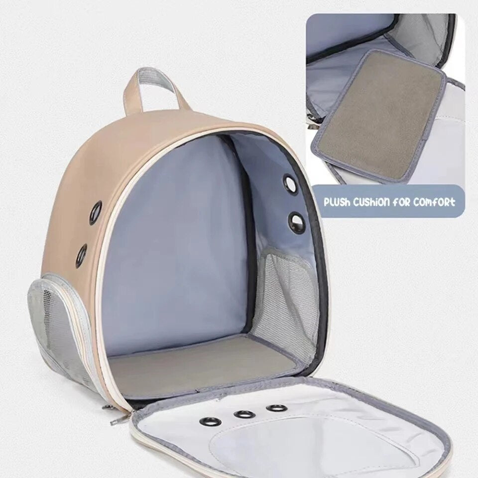 Cat Backpack Outdoor Travel Portable Backpack Puppy Cat Transparent - BaconPaw