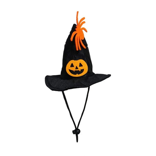 Halloween Pet Costumes Cat Clothes Pumpkin Witch Hat - BaconPaw