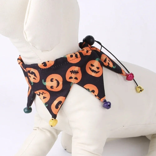 Halloween Pet Costumes Cat Clothes Pumpkin Witch Hat - BaconPaw