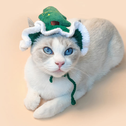 Pet Head Cover Crocheted Hand-woven Cat Dog Hats | Pets Products